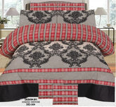 Single Bed Sheet Pair (Set) Pure Cotton-Design-304